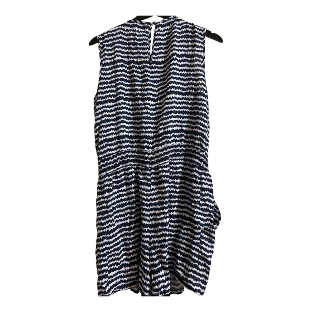 EUC MSK Romper Blue and White Women's Size L - Picture 2 of 8